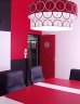 Liberati Colour created the whole interior and exterior concept based on an existing company colour theme. This was a newly-purchased art deco building. The only specific requirement from the CEO was a live coral reef aquarium lap pool to be installed behind the reception desk. <br />
Liberati Colour coordinated with the builder, cabinet makers and trades to fit out the entire two levels of offices and facilities. This included signage and graphic presentation for the company...for the perceived accountant stereotype!